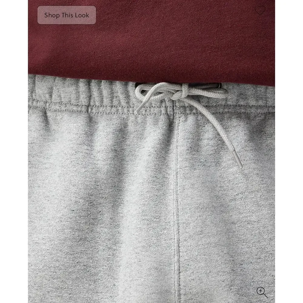 J. Crew Tall heritage 14 oz. fleece sweatpant in Heather Grey NWT Medium Tall